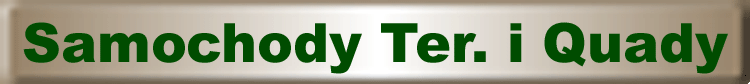 samochody terenowe